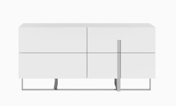 Voco Modern White Bedroom Dresser - Image 2