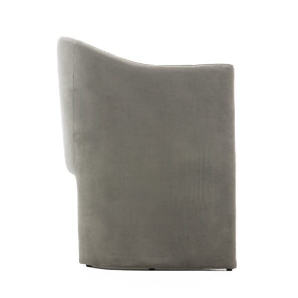 Modrest Danube Modern Grey Fabric Dining Chair - Image 3