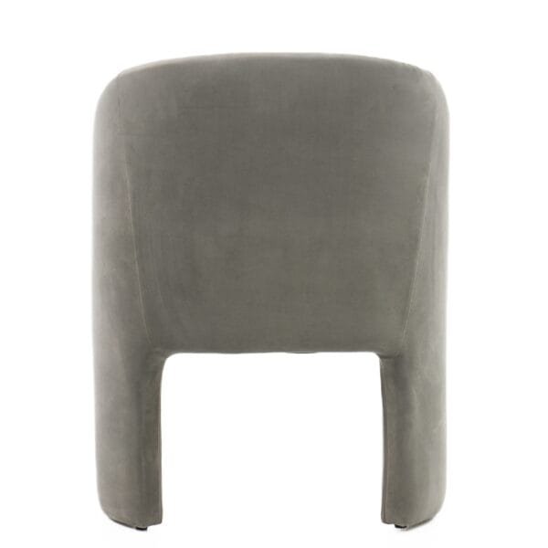 Modrest Danube Modern Grey Fabric Dining Chair - Image 4