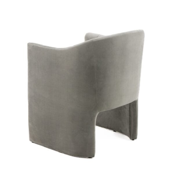 Modrest Danube Modern Grey Fabric Dining Chair - Image 5