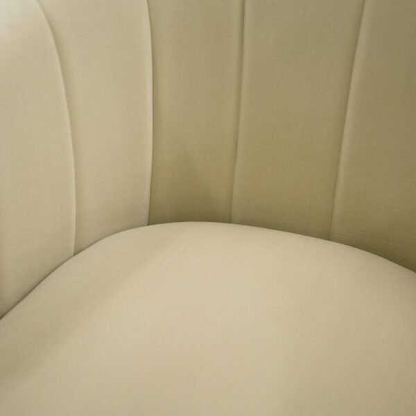 Modrest Danube - Modern Beige Fabric Dining Chair - Image 4