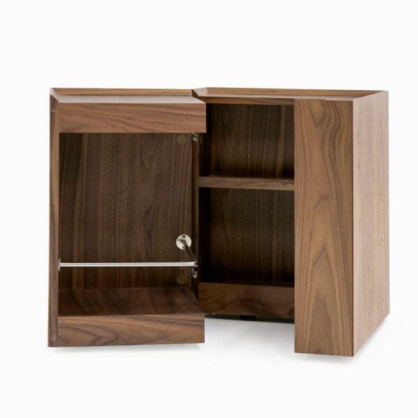 Modrest Delight - Modern Walnut End Table - Image 4