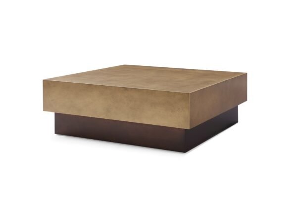 Modrest Derek - Modern Metal & Antique Copper Coffee Table