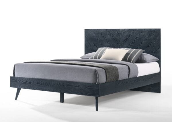 Modrest Diana - Queen Modern Grey Ash Bed - Image 2