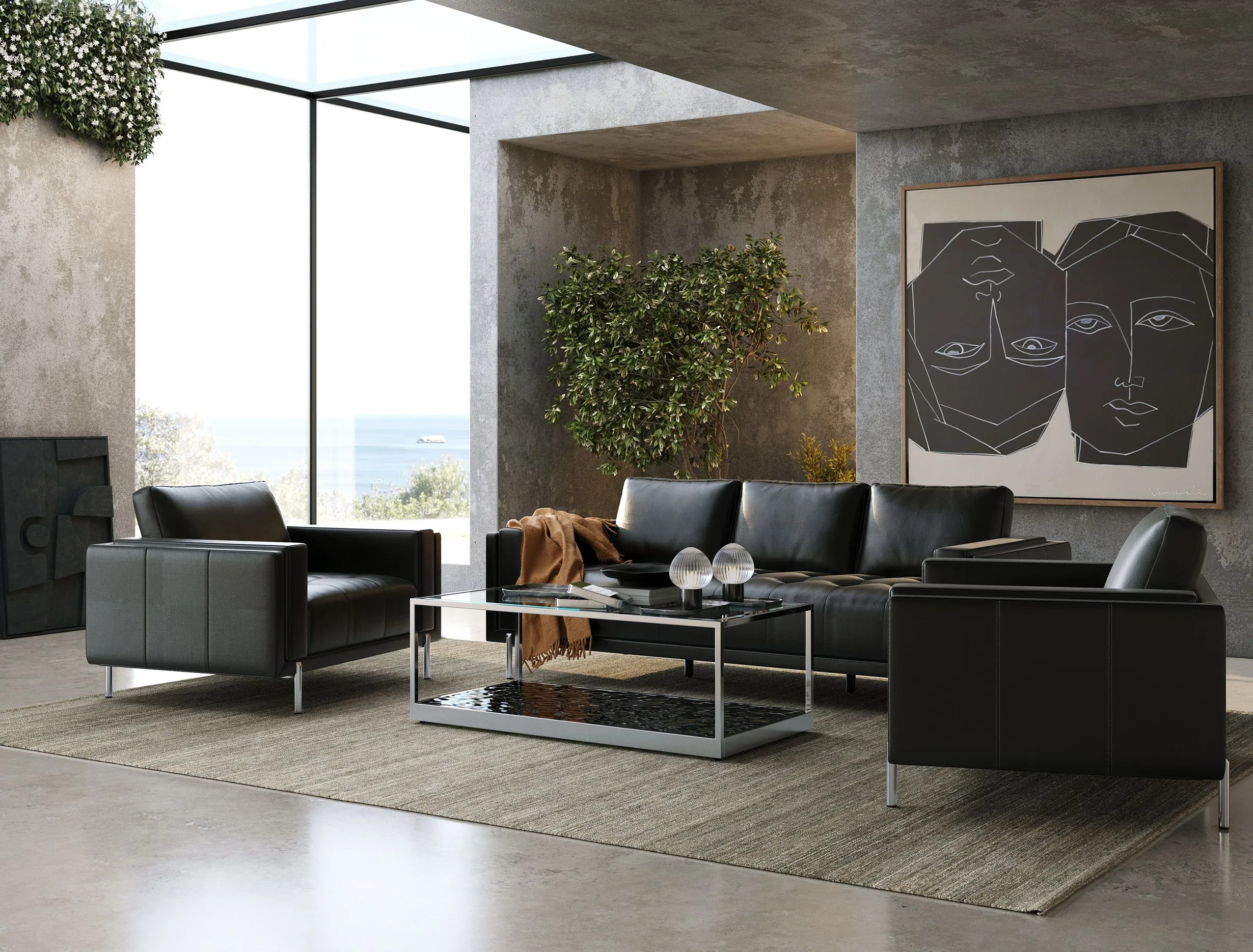 Modern Leather Sofa: Timeless Elegance and Contemporary Comfort