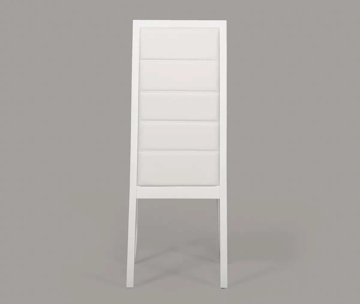 Donna - Contemporary White Leatherette Dining Chair (Set of 2) - Image 4
