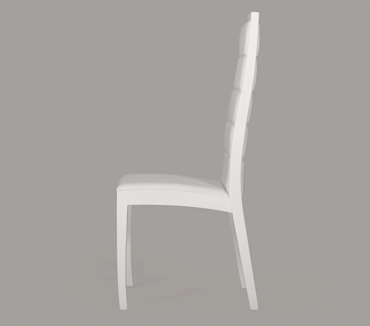 Donna - Contemporary White Leatherette Dining Chair (Set of 2) - Image 5