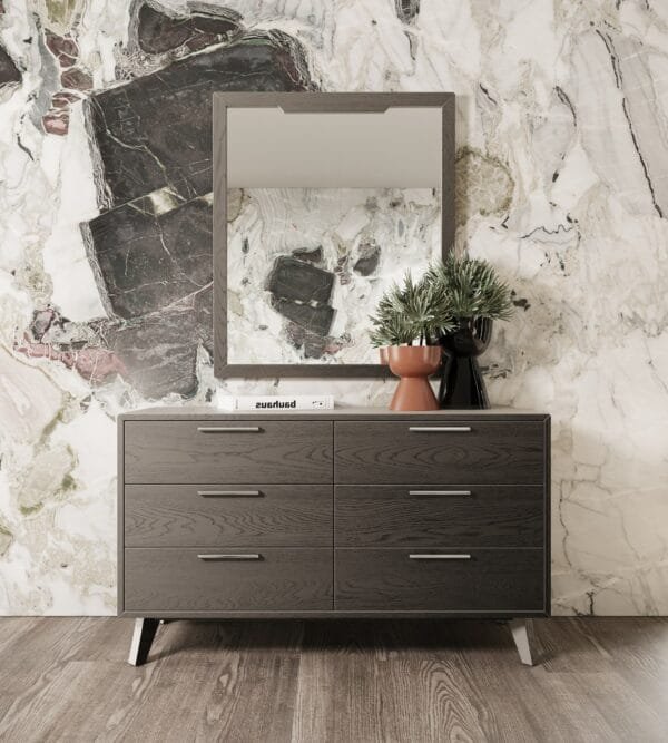 Nova Domus Soria Modern Grey Wash Mirror - Image 4