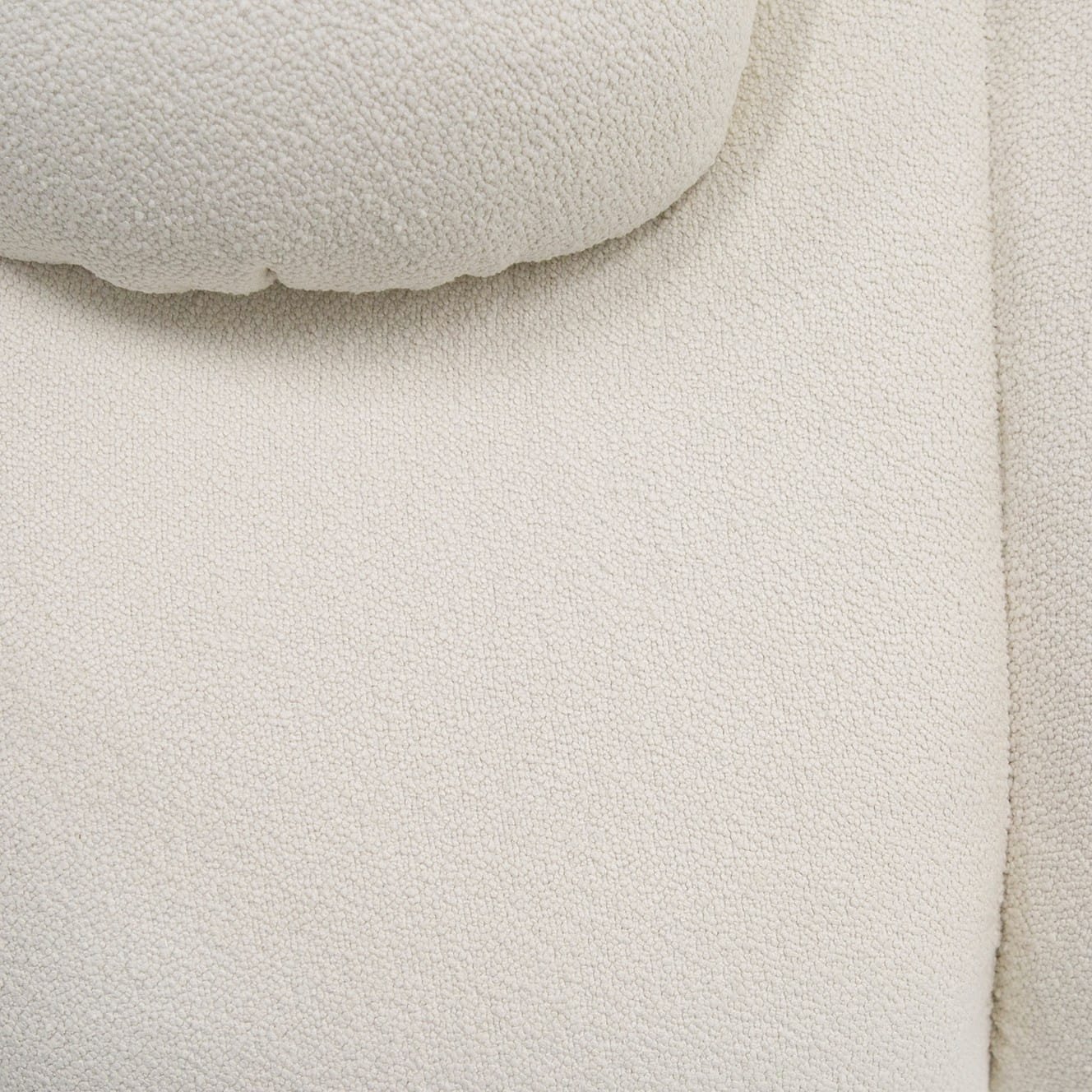 Divani Casa Duran - Contemporary White Fabric 4-Seater Sofa 4 Divani Casa Duran - Contemporary White Fabric 4-Seater Sofa - Image 4