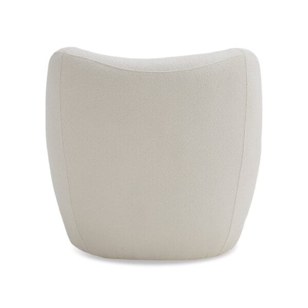 Divani Casa Duran - Contemporary White Fabric Accent Chair - Image 3