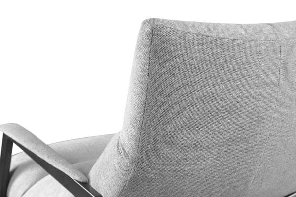 Modrest - Modern Homer Accent Grey Fabric Chair - Image 2