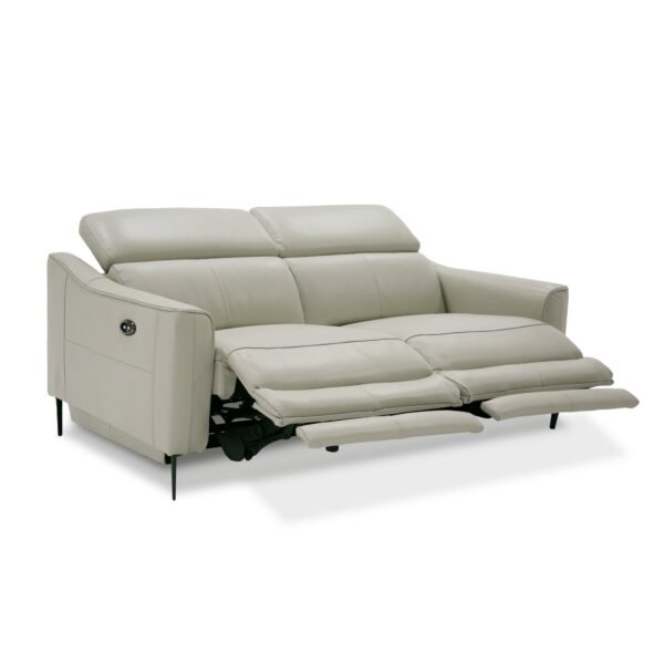 Divani Casa Eden - Modern Grey Leather Sofa - Image 4