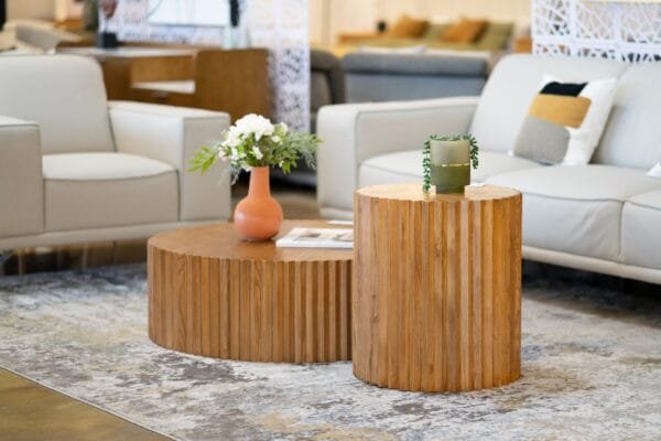 Modrest Espana - Modern Walnut Round End Table - Image 3