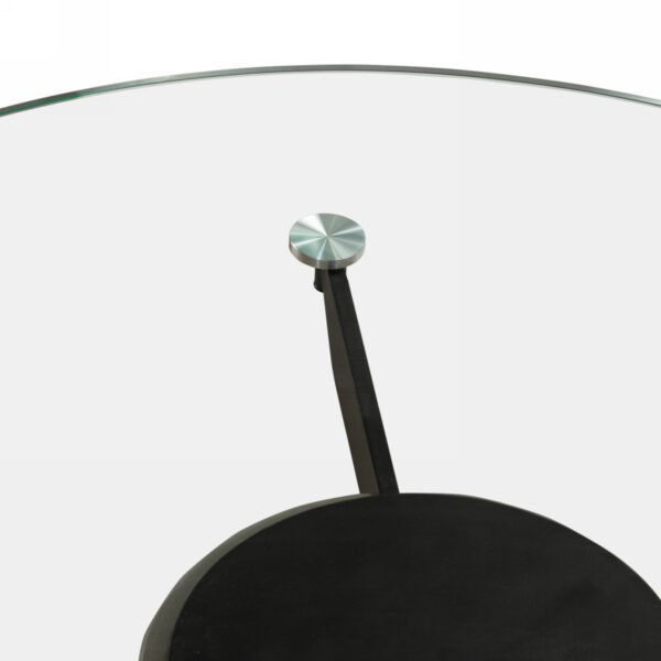 Nova Domus Essex - Contemporary Concrete, Metal and Glass End Table - Image 4