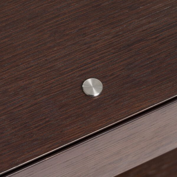 Modrest Esso Modern Brown Oak Nightstand - Image 5