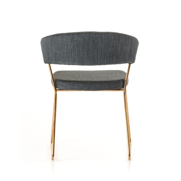 Ashland - Modern Grey & Rosegold Dining Chair (Set of 2) - Image 4