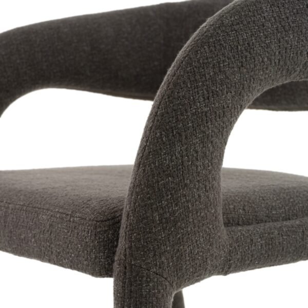 Modrest Faerron - Modern Grey Fabric Counter Chair - Image 5