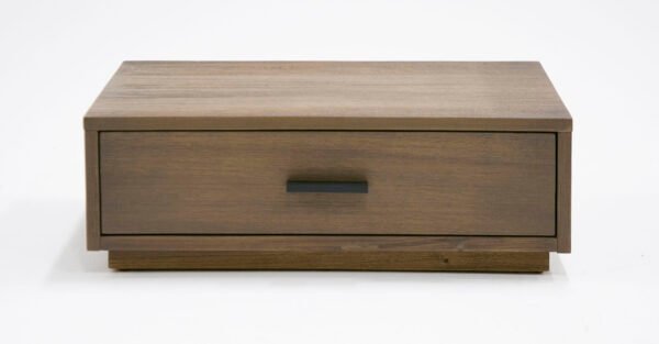 Nova Domus Fantasia - Contemporary Walnut & Grey Bed with Two Nightstands - Image 5
