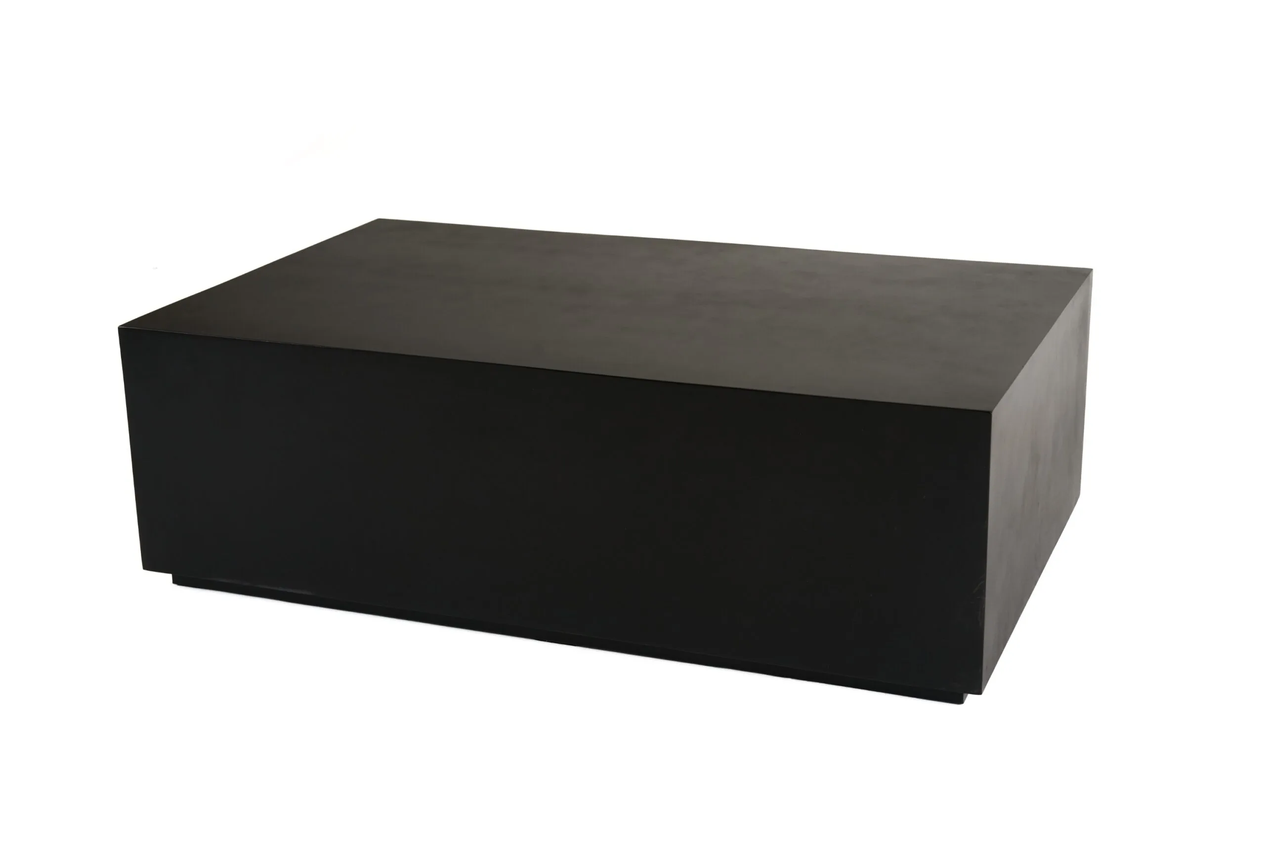 Modrest Fresno - Modern Black Concrete Coffee Table - Image 3