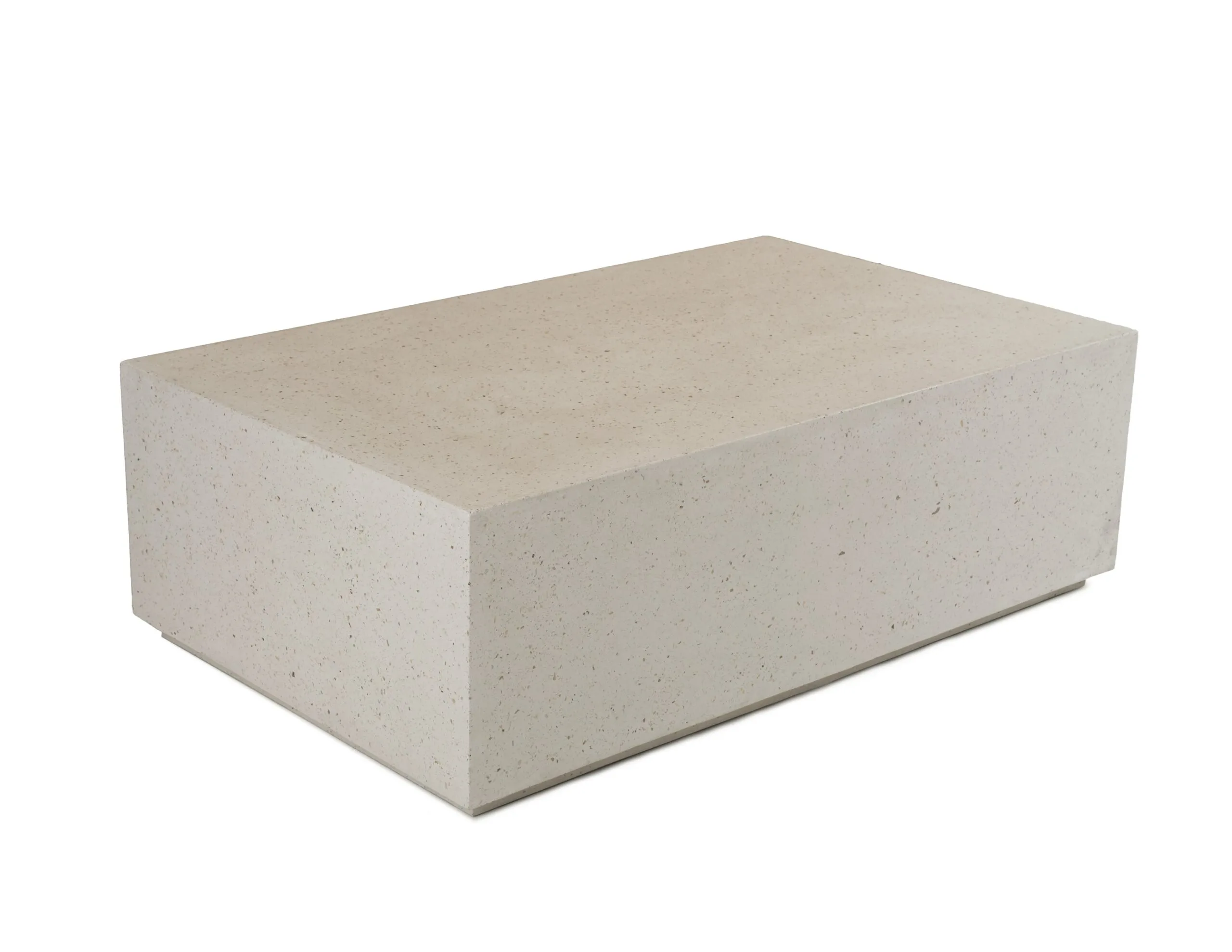 Modrest Fresno - Modern Terrazzo Concrete Coffee Table - Image 3