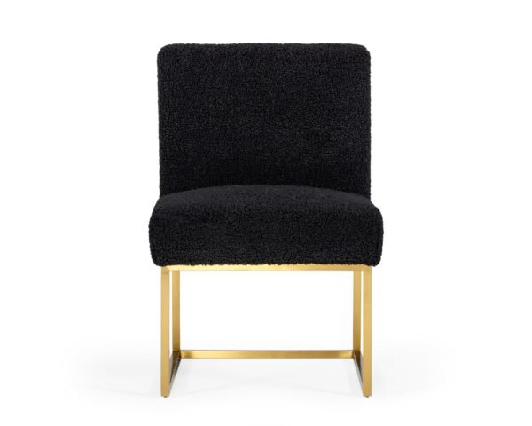 Modrest Garvin - Glam Black + Gold Fabric Accent Chair (Set of 2) - Image 5