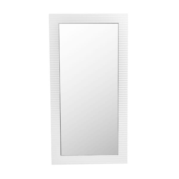 Modrest Glinda - Modern Pearl White Floor Mirror