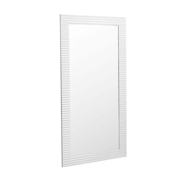 Modrest Glinda - Modern Pearl White Floor Mirror - Image 2