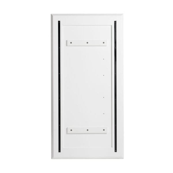 Modrest Glinda - Modern Pearl White Floor Mirror - Image 4