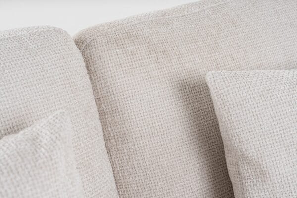Divani Casa Gloria - Modern White Fabric Loveseat - Image 5