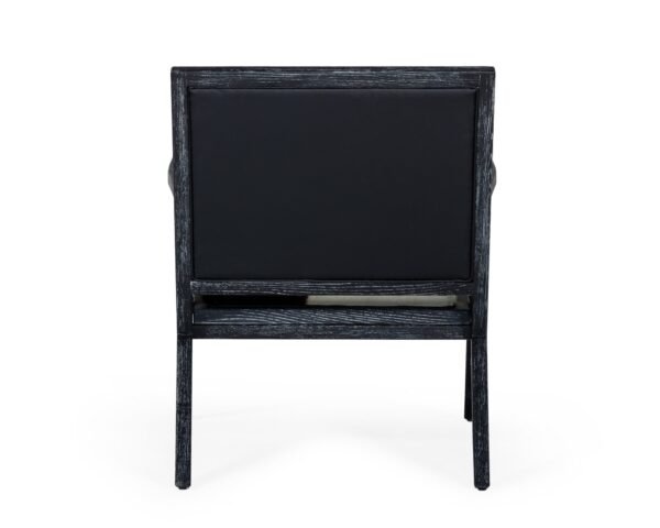 Modrest Hallam - Glam Black and White Cowhide Accent Chair - Image 3