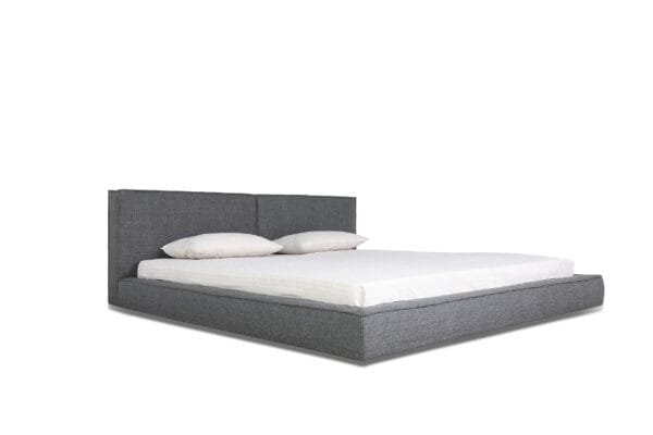 Modrest Haven - Queen Modern Grey Fabric Bed