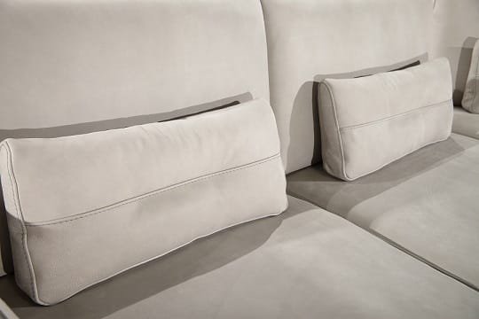 Lamod Italia Hollywood - Italian Light Grey Leather LAF Chaise Sectional Sofa 3 Lamod Italia Hollywood - Italian Light Grey Leather LAF Chaise Sectional Sofa - Image 3
