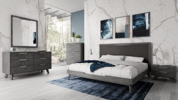 Nova Domus Soria Modern Grey Wash Mirror - Image 3