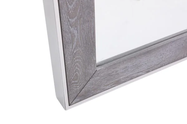 Modrest Arlene Modern Grey Elm Mirror - Image 3