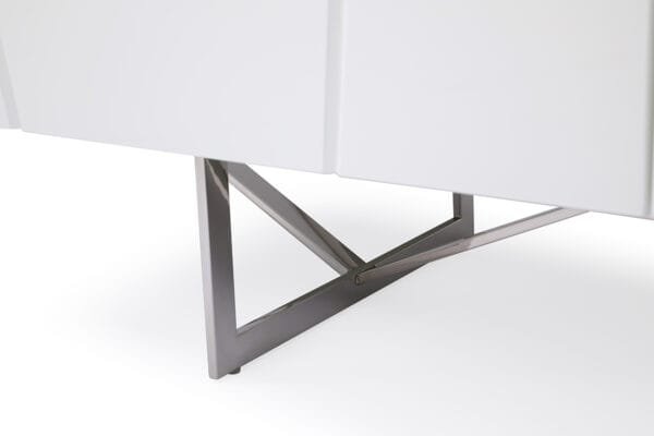 Modrest Chrysler Modern White Dresser - Image 3