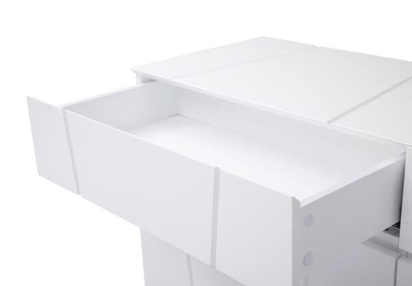 Modrest Chrysler Modern White Dresser - Image 2