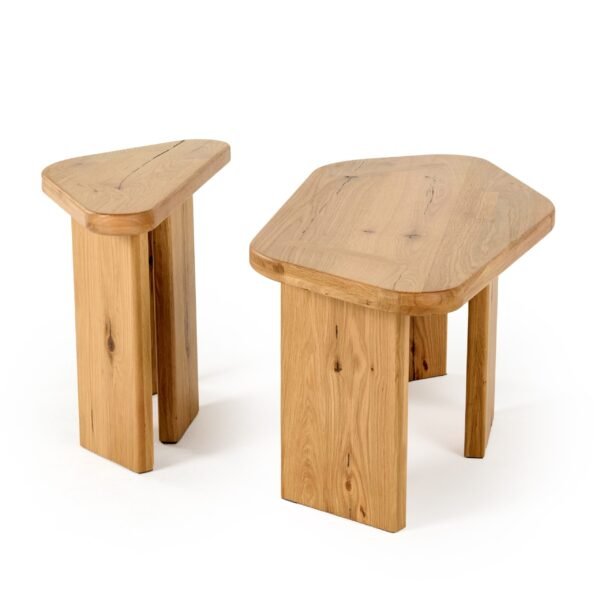 Modrest Jack - Modern Natural Wood Coffee Table Set