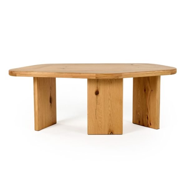 Modrest Jack - Modern Natural Wood Coffee Table Set - Image 2