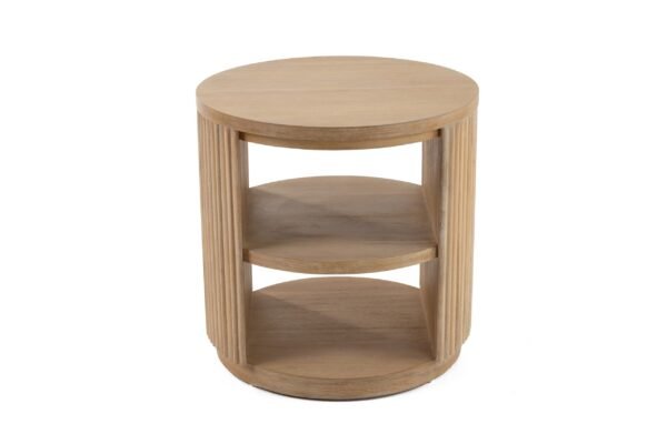 Modrest Jacobson - Modern Natural Acacia End Table - Image 3