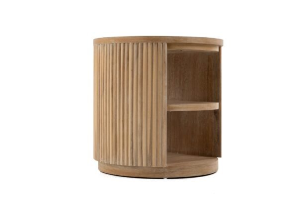 Modrest Jacobson - Modern Natural Acacia End Table - Image 4