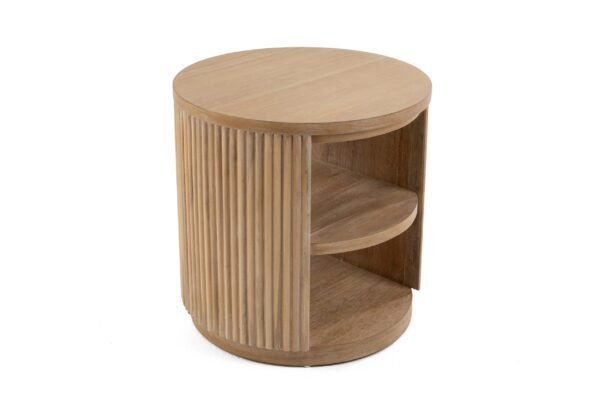 Modrest Jacobson - Modern Natural Acacia End Table - Image 5