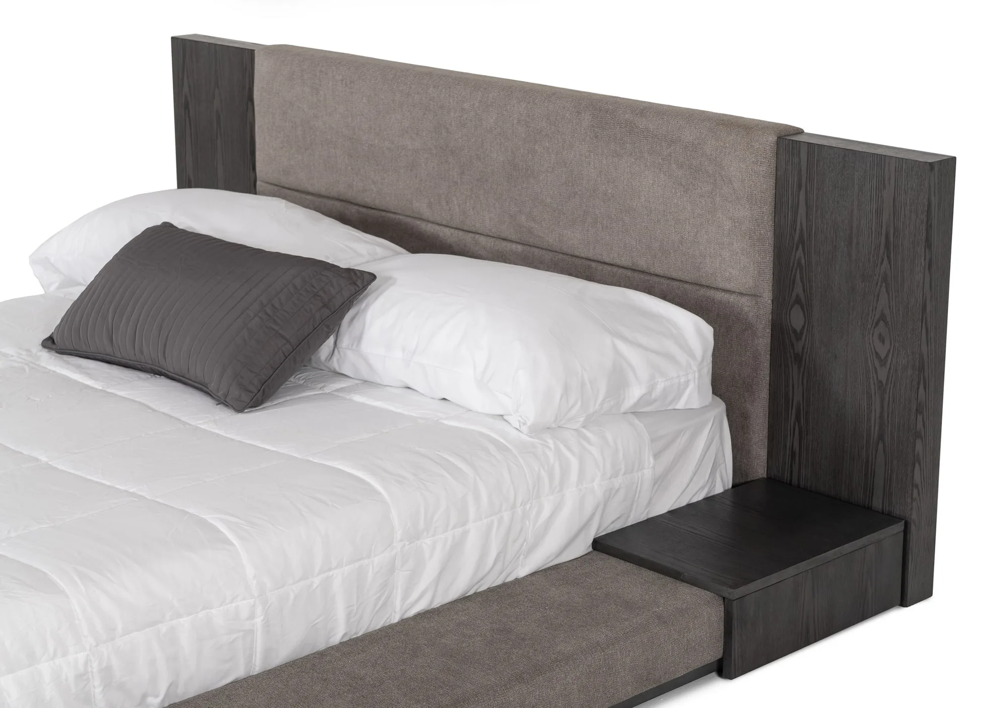 Eastern King Nova Domus Jagger Modern Grey Bed - Image 3
