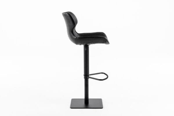Modrest Jamila - Modern Dark Brown Eco-Leather Bar Stool - Image 2