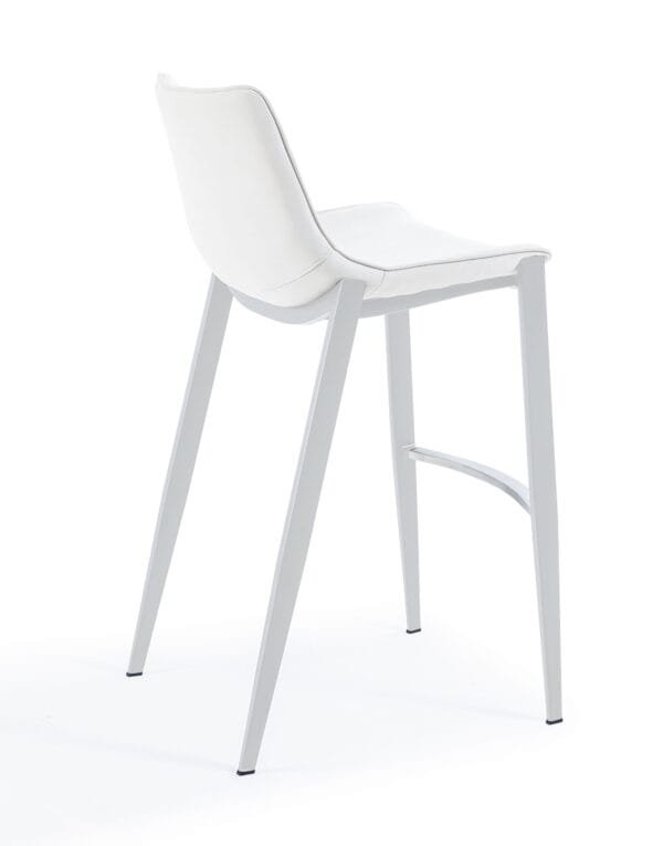 Modrest Jane - Modern White Counter Stool Set of 2 - Image 2
