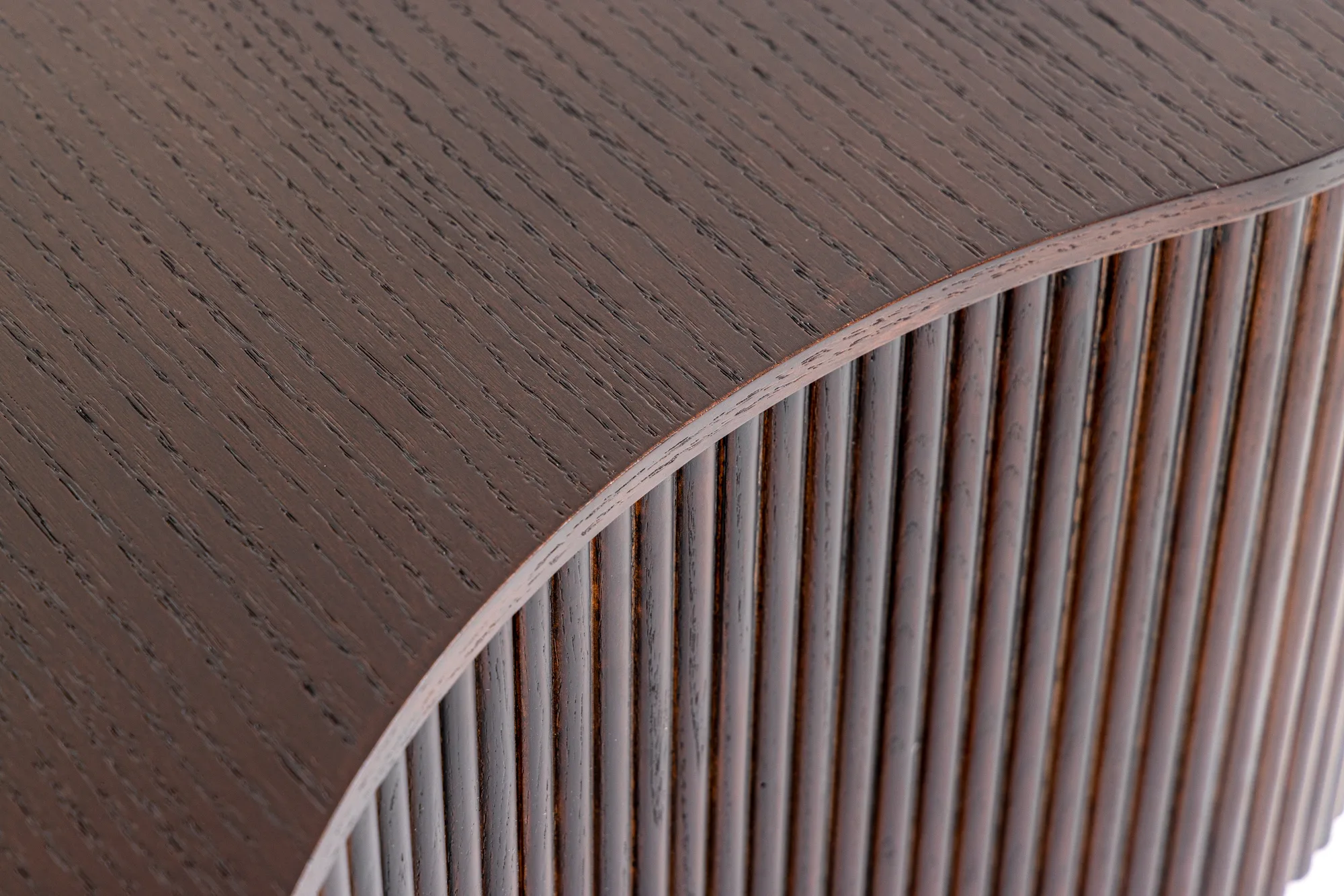 Modrest Jessie - Modern Smoked Oak Freeform Coffee Table - Image 3