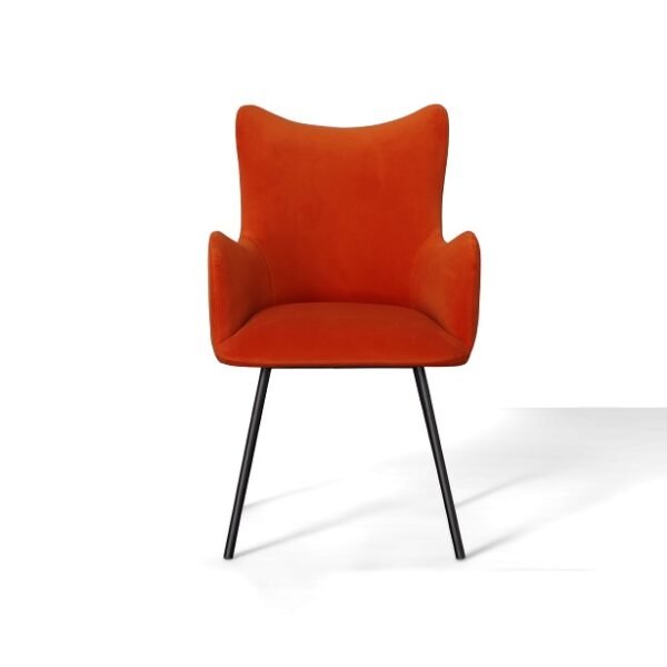 Modrest Judith - Modern Red Dining Chair - Image 2