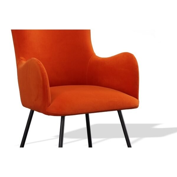 Modrest Judith - Modern Red Dining Chair - Image 4