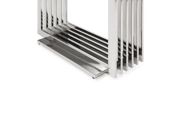 Modrest Kingsley Modern Marble & Stainless Steel Console Table - Image 3