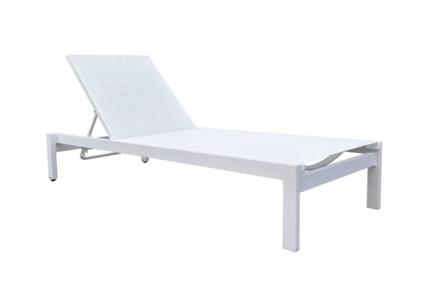 Renava Kayak - Modern White Outdoor Chaise Lounge - Image 2