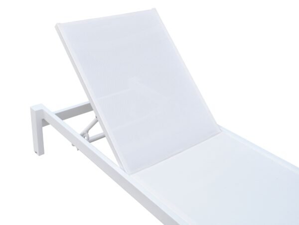 Renava Kayak - Modern White Outdoor Chaise Lounge - Image 4